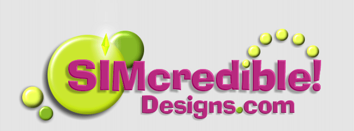 SIMcredible!designs.com - since 2003 bringing Unique and High Quality Furniture for your The Sims Games